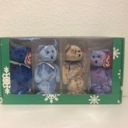 Ty Holiday Jingle Beanies 4-Pack (New in Box)