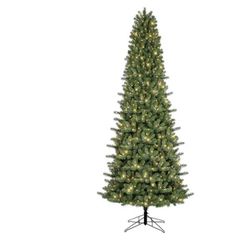 GE | Shop the Collection 9-ft Colorado spruce Pre-lit Artificial Christmas Tree with Multicolor LED
