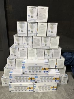 GE LED Light Bulbs NEW