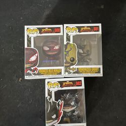 3 Lot Funko Pop 