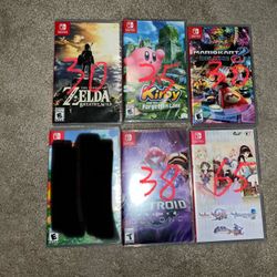 Nintendo Switch Games Priced Individually New Sealed