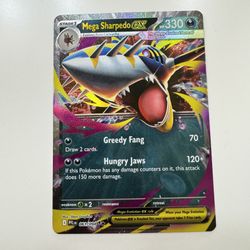 Mega Sharpedo ex 061/094 Phantasmal Flames Holo Double Rare Pokemon