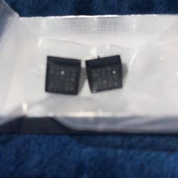 mens 1/3 ct tw color-enhanced black diamond stainless