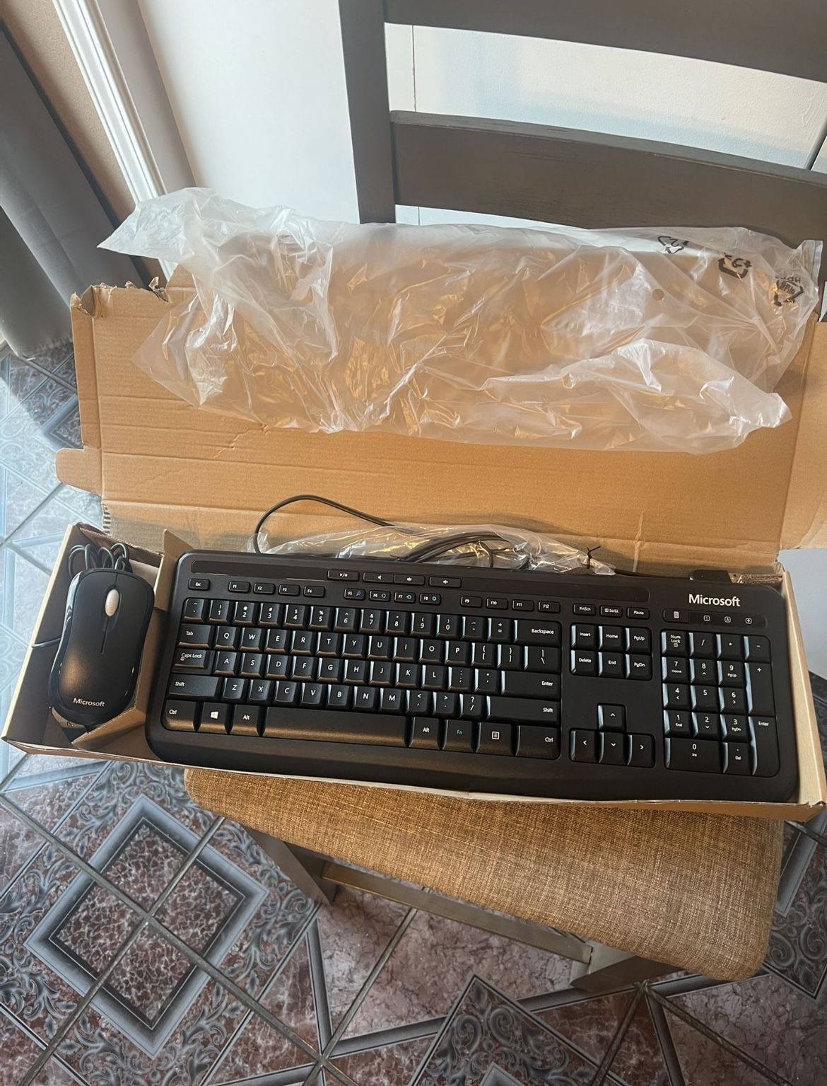 Microsoft Wired Keyboard With Mouse