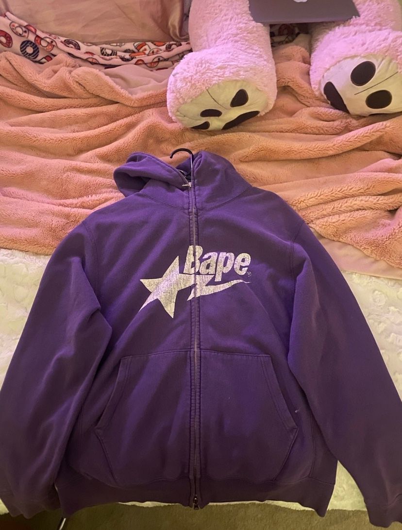 Bape Purple Hoodie 