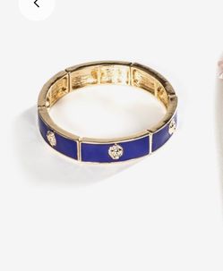 Violet enamel bracelet by Ava
