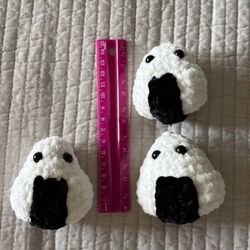Crochet Amigurumi Onigiri, Rice Ball 