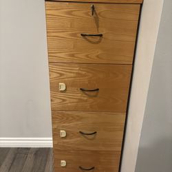 wooden File Cabinet