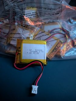 3.7V 500mAh LiPo Battery 503035