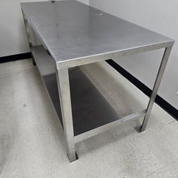 Uline Welded Stainless Steel Workbench