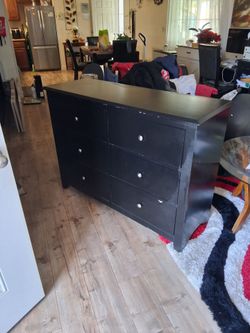 Black dresser