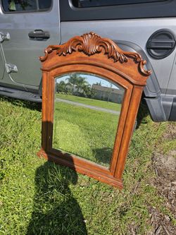 Wood Mirror 
