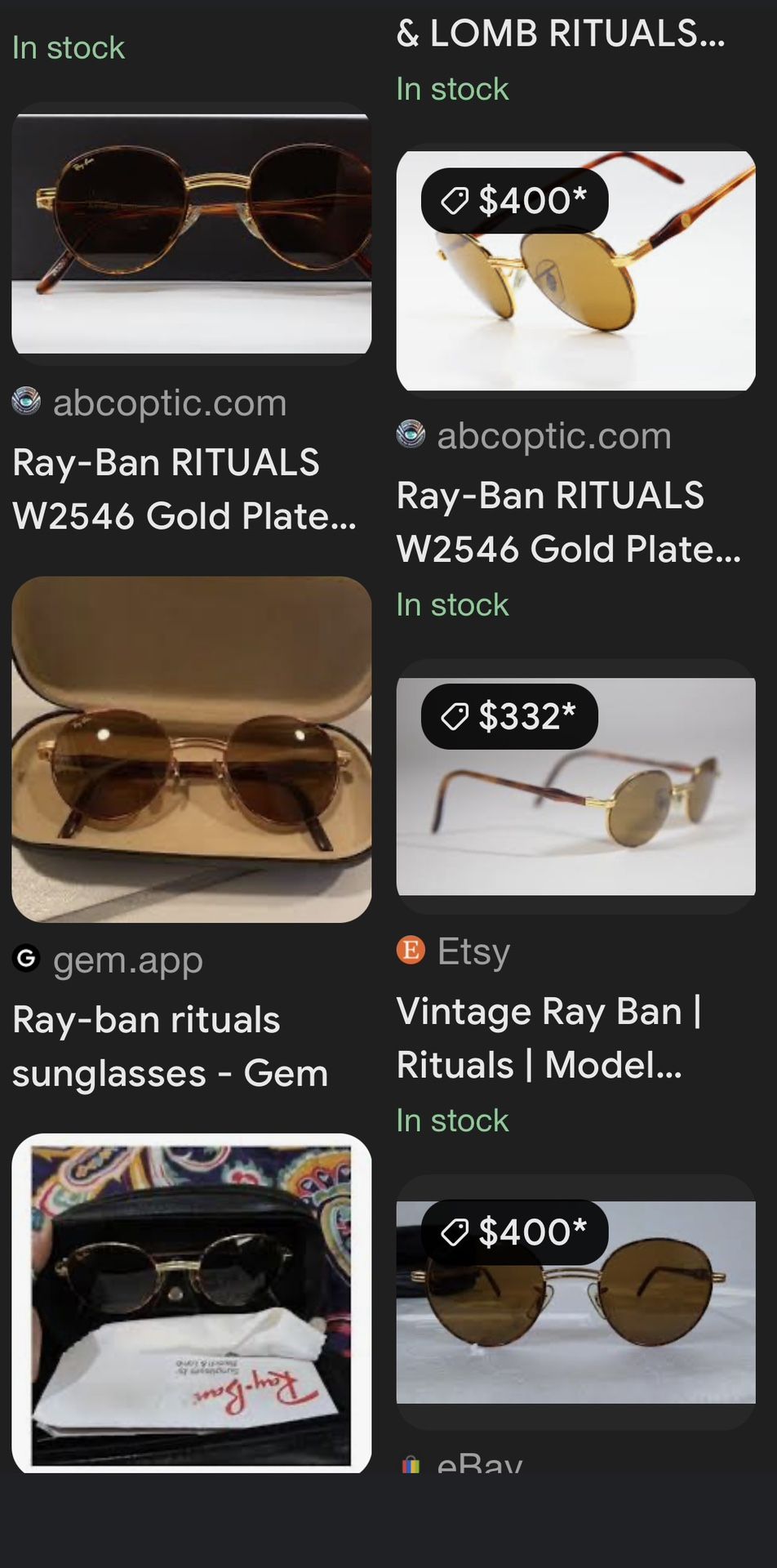 Ray-Ban Rituals W2546