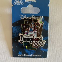 Disney Dateline 1955 Stainglass Tinkerbell Castle Pin, A Piece Of History, Tinkerbell World Of Color 