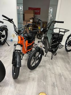 Brand New In Box HOVSCO HovCart Family E-Bike 20" Fat Tire Cargo E-Bike