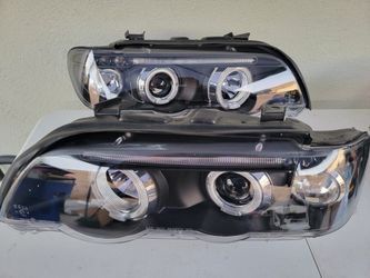 01-03 BMW X5 E53 LED Projector Headlights Luces Calaveras Micas Faros Focos