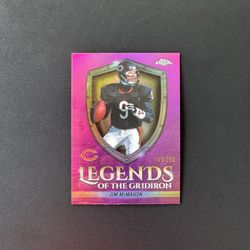 2025 Topps Chrome Football Jim McMahon Legends of the Gridiron Pink /250