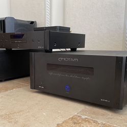 Two Emotiva amplifiers