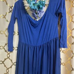 Maternity Dress Blue  35