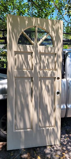 # puerta de madera 36 x82