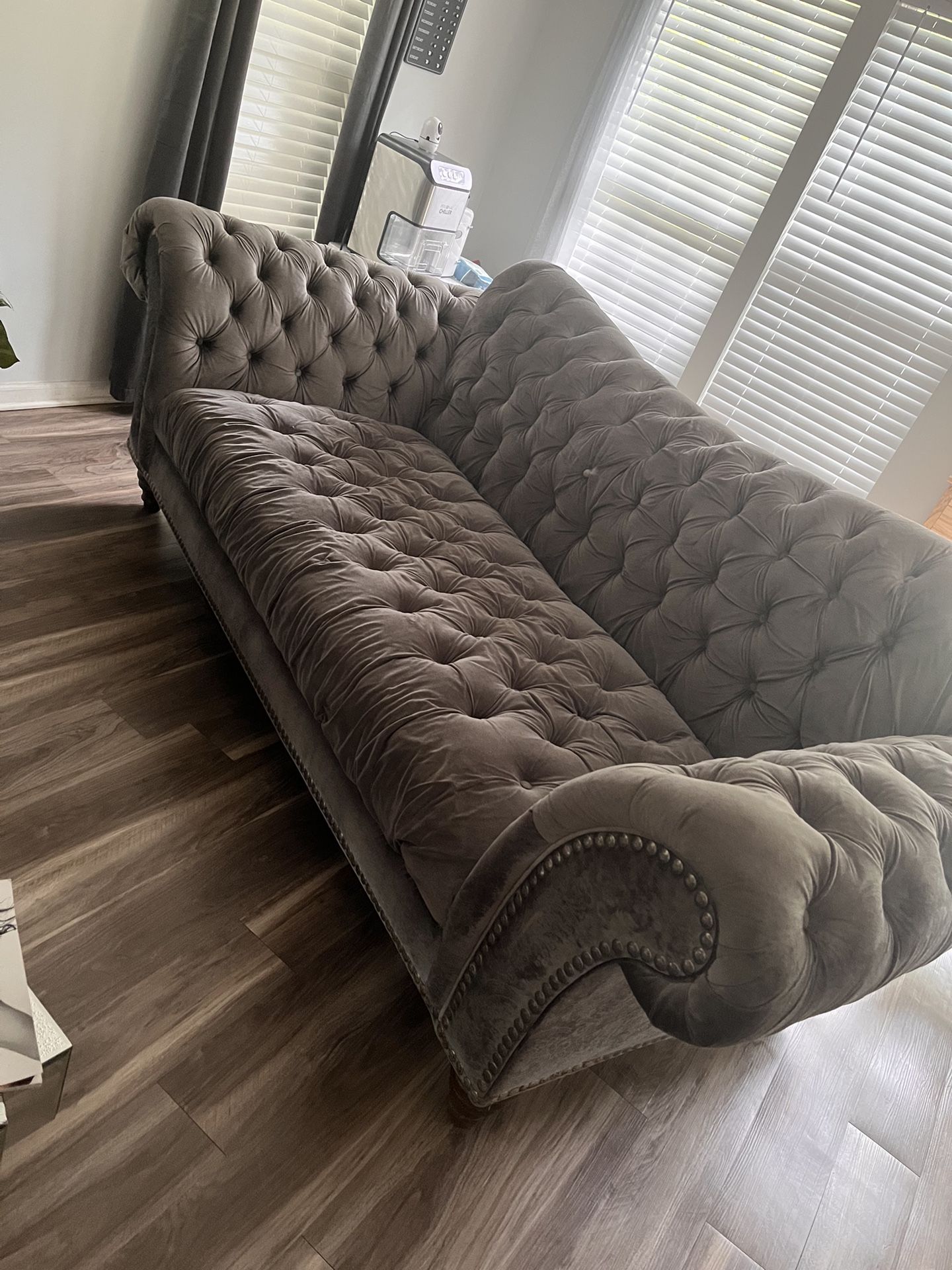 Gray Sofa and Chaise