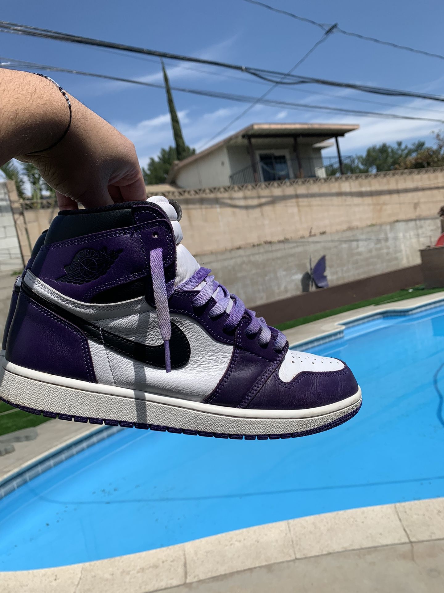Jordan 1 Court purple 2.0