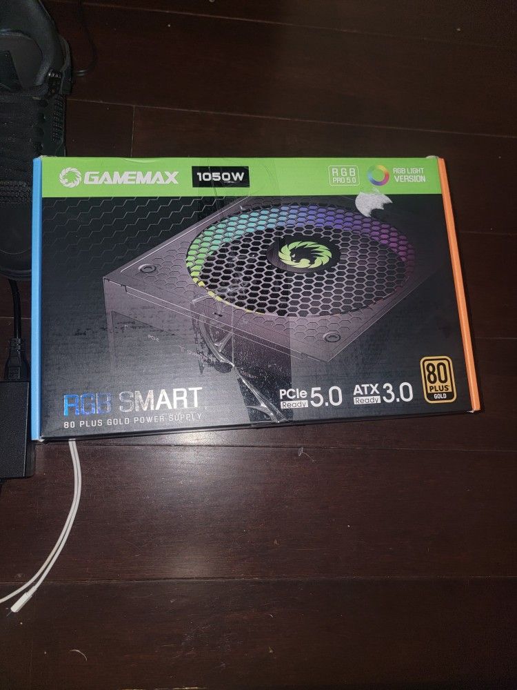 Pc Power Supply Rgb Smart 80 Plus Gold 1000 Watts
