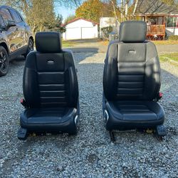 07-11 MERCEDES ML63 AMG DRIVER AND PASSENGER SEATS OEM