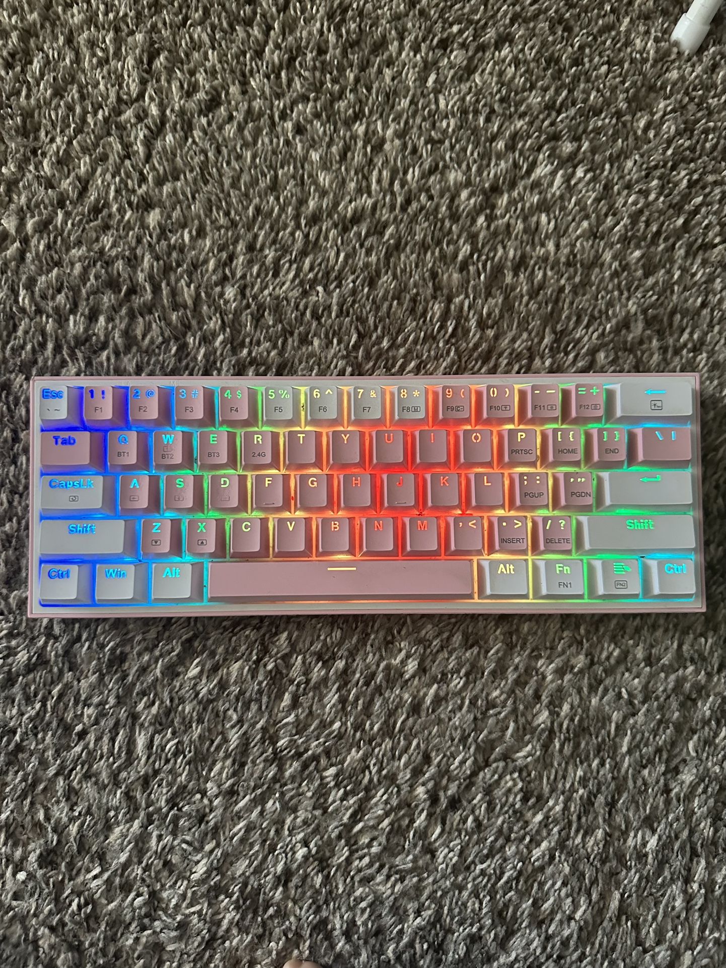 Redragon K617 Pink Mechanical Keyboard
