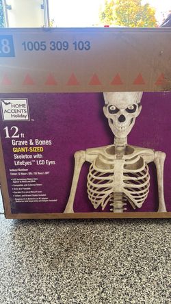 Home Depot 12 ft skeleton
