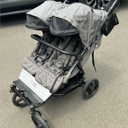 Mountain Buggy Duet Luxury - Double Stroller + Diaper Bag + Airline Case
