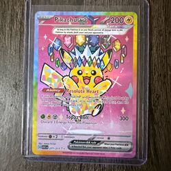 Pikachu EX 277/217 Me: Ascended Heroes Holo