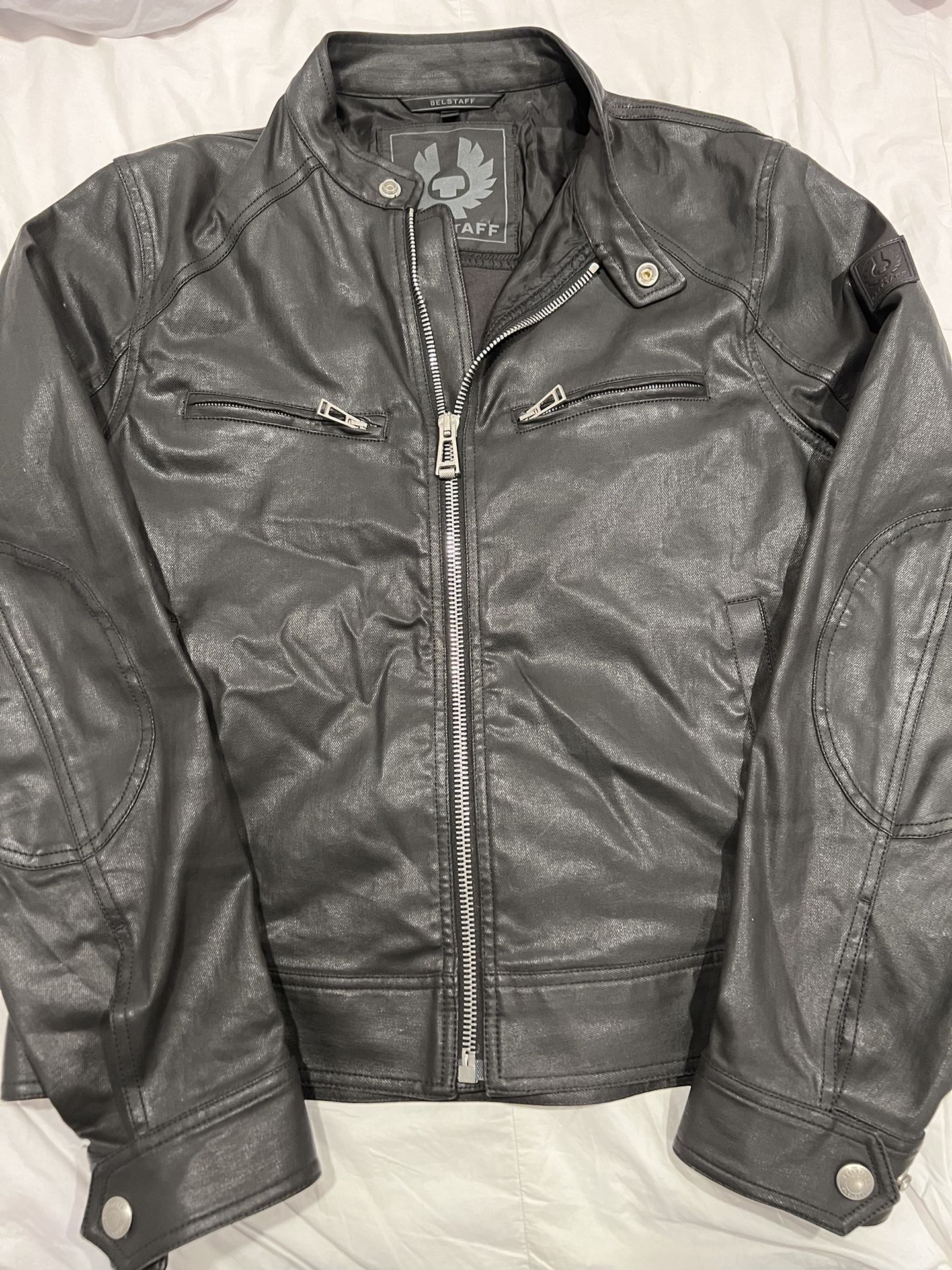 Belstaff Black Leather Jacket 