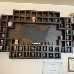 decorative frame map USA