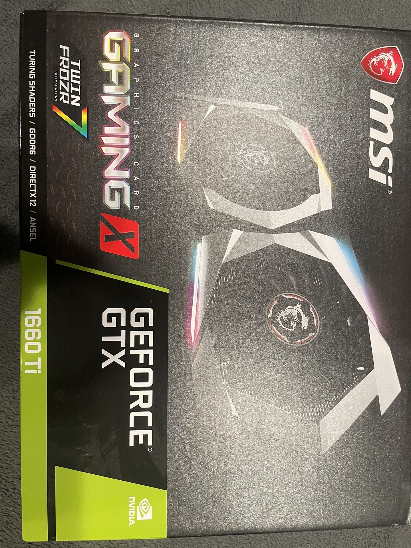 MSI 1660ti 6GB