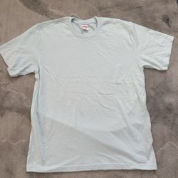 Supreme Blank Tee Sky Blue
