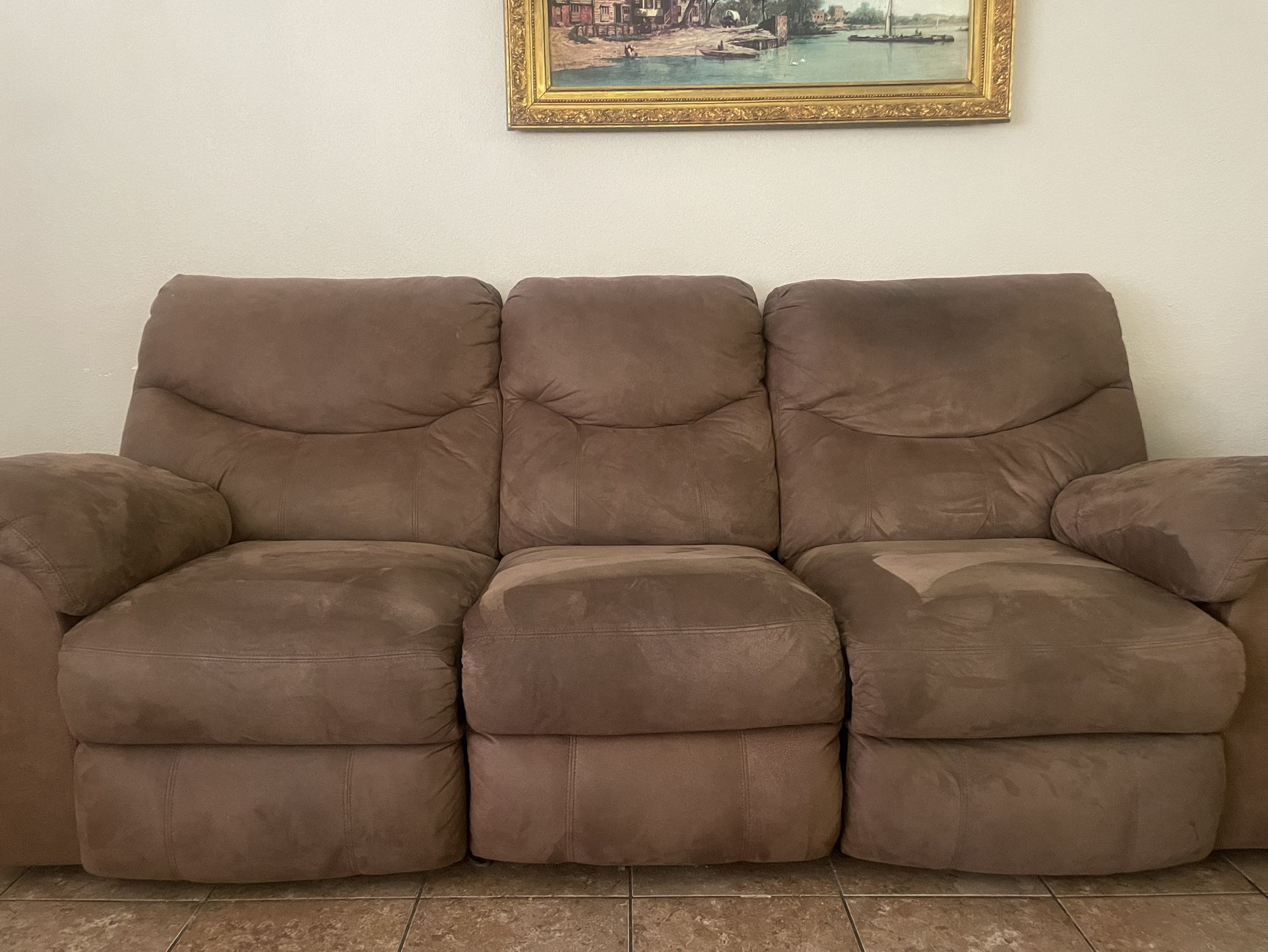 Brown Recliner Couch