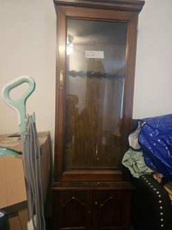 Vintage gun cabinet