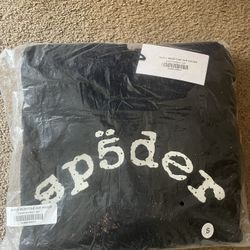 sp5der hoodie “rhinestone vvs” gems all over