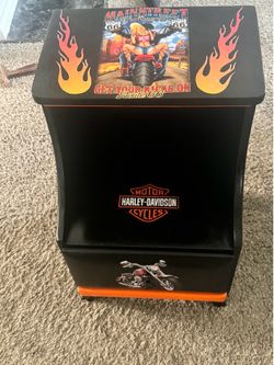 Harley inspired end table