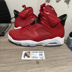 Size 9 - Air Jordan 6 Retro Spizike History Of Jordan Red