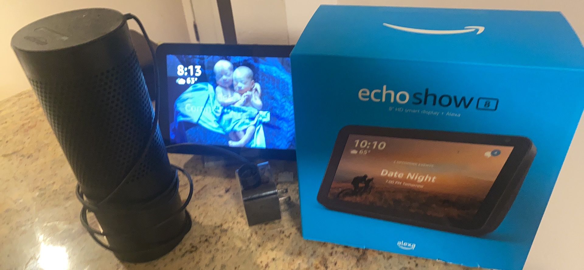 Amazon Alexa echo plus and echo show 8