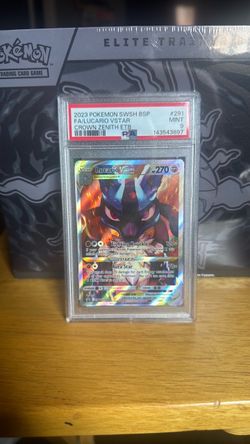 PSA 9 Lucario VSTAR Full Art #291 Crown Zenith