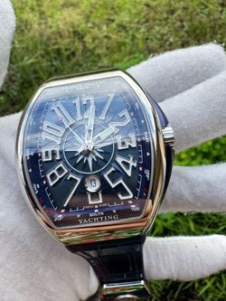 Franck Muller Vanguard Yachting V45 Blue Automatic Watch
