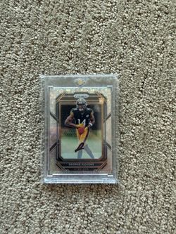 George Pickens rookie no huddle prizm auto
