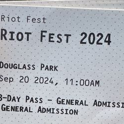 Riot Fest Sat-Sun