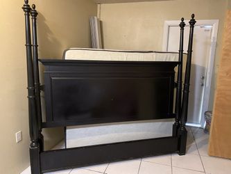 King Size Wood Platform Bed Frame 
