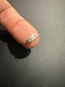 925 Sterling Silver Ring For Wedding Size 7