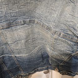 Denim jacket size large women