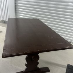 Large rectangular table